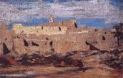 Eugene Fromentin Algerian Town painting